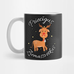 Happy christmas - priecīgus ziemassvētkus latvian Mug